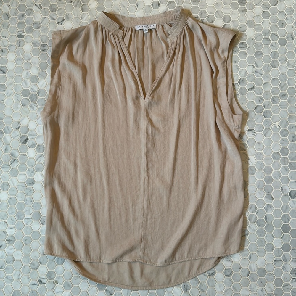 Current Air - Animal print sleeveless blouse